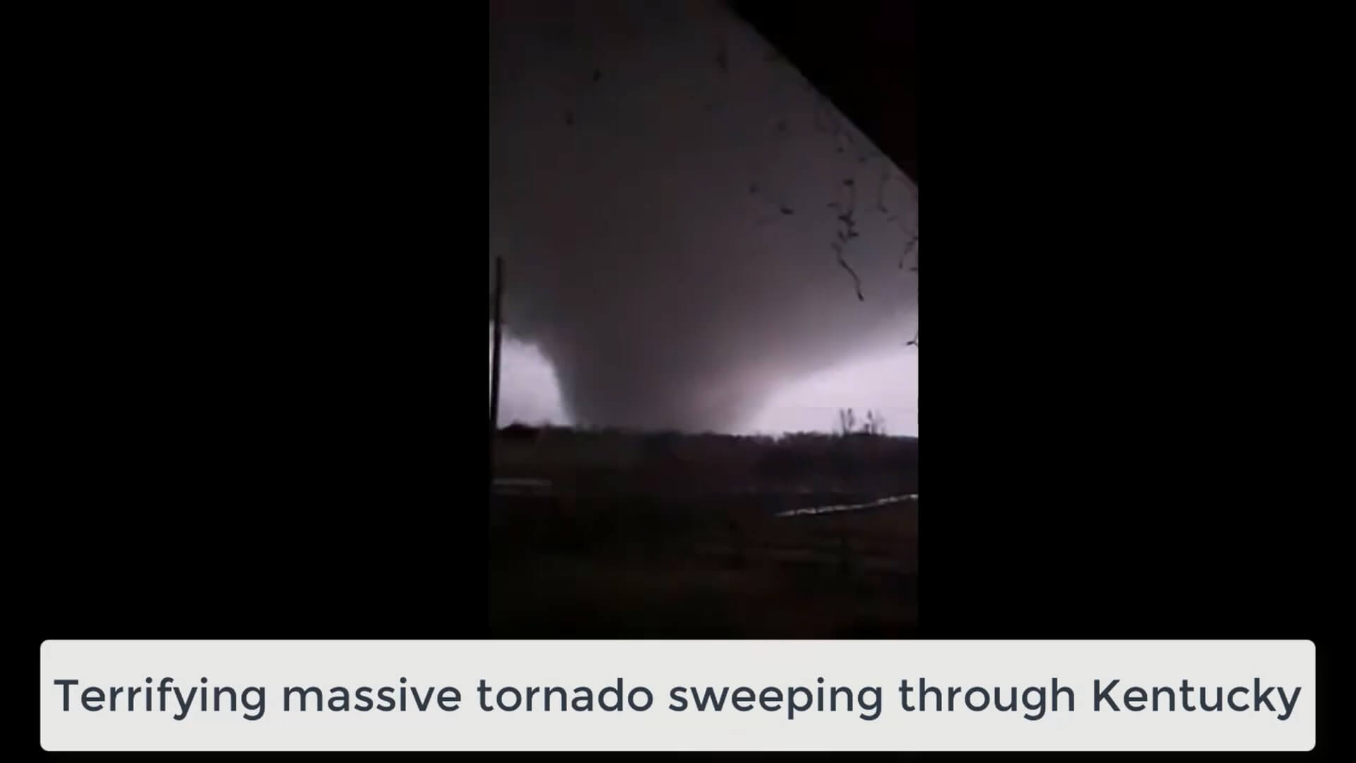 Massive Tornado in Mayfield